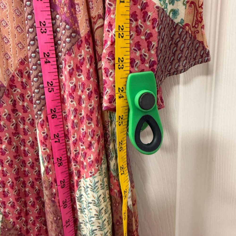 Nanette Lepore Multicolor Patchwork Quilt Print L… - image 4